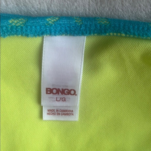 Y2K BONGO Turquoise and Lime Swimwear - Picture 2 of 5
